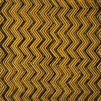 Pure Cotton Ajrak Blue With Red And Black Zig-Zag Hand Block Print Fabric Pure Cotton Ajrak Blue With Red And Black Zig-Zag Hand Block Print Fabric