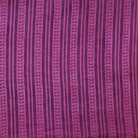 Pure Cotton Dabu Purple With Leaves Creeper Border Hand Block Print Fabric Pure Cotton Dabu Purple With Leaves Creeper Border Hand Block Print Fabric