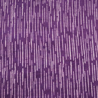 Pure Cotton Dabu Purple With Off White Small Stripes All Over Hand Block Print Fabric Pure Cotton Dabu Purple With Off White Small Stripes All Over Hand Block Print Fabric