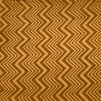 Pure Cotton Dabu Brownish Yellow With Zig-Zag Stripes Hand Block Print Fabric Pure Cotton Dabu Brownish Yellow With Zig-Zag Stripes Hand Block Print Fabric