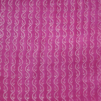 Pure Cotton Dabu Pink With Off White Leaves Creeper Hand Block Print Fabric Pure Cotton Dabu Pink With Off White Leaves Creeper Hand Block Print Fabric