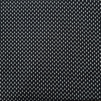 Pure Cotton Screen Print Black With White Tiny Flower Motifs Fabric Pure Cotton Screen Print Black With White Tiny Flower Motifs Fabric