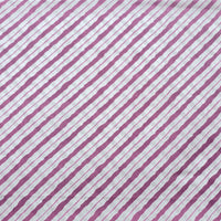 Pure Cotton Screen Print Mauve With White Slant Lines Fabric Pure Cotton Screen Print Mauve With White Slant Lines Fabric