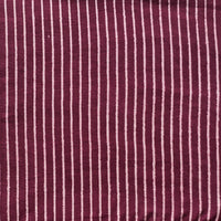 Pure Cotton Dabu Old mauve With White Stripes Hand Block Print Fabric Pure Cotton Dabu Old mauve With White Stripes Hand Block Print Fabric