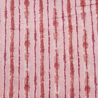 Pure Cotton Dark Peach With Stripes Screen Print Fabric Pure Cotton Dark Peach With Stripes Screen Print Fabric