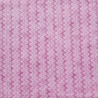 Pure Cotton Onion Pink With White Border Design Screen Print Fabric Pure Cotton Onion Pink With White Border Design Screen Print Fabric