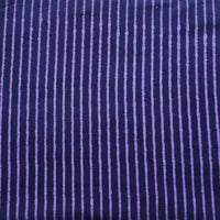 Pure Cotton Dabu navy blue With Stripes Hand Block Print Fabric Pure Cotton Dabu navy blue With Stripes Hand Block Print Fabric