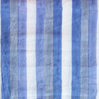 Pure Cotton Jaipuri Blue With White Stripes Hand Block Print Fabric Pure Cotton Jaipuri Blue With White Stripes Hand Block Print Fabric