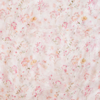 Pure Chiffon White With Pink Small Flower Fabric Pure Chiffon White With Pink Small Flower Fabric