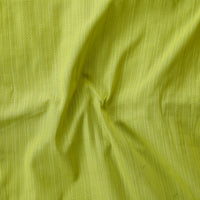 Pure Cotton Handloom Green With All Over Self Design Stripes Woven Fabric Pure Cotton Handloom Green With All Over Self Design Stripes Woven Fabric