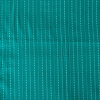 Pure Cotton Handloom Teal With White Design Stripes Woven Fabric Pure Cotton Handloom Teal With White Design Stripes Woven Fabric