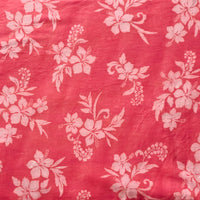 Pure Cotton Dabu Radical Red With white Floral Design Hand Block Print Fabric Pure Cotton Dabu Radical Red With white Floral Design Hand Block Print Fabric