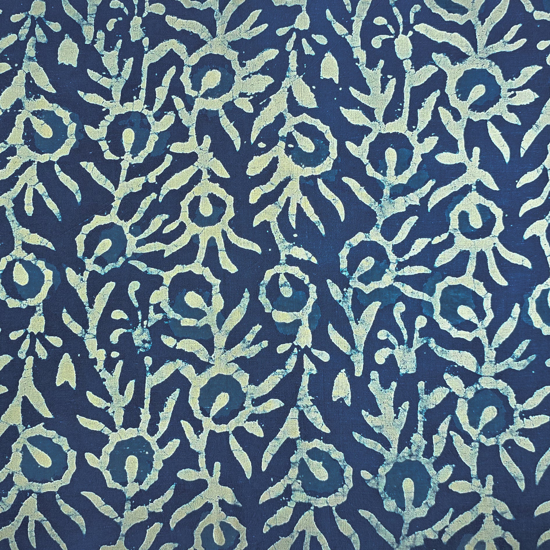 Indigo Jaal Print Twin Set