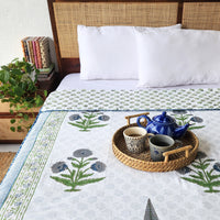 SOFT NIGHT - Pure Mul Cotton Hand Block Printed Reversible Dohar Blanket With Cotton Flannel Filling SOFT NIGHT - Pure Mul Cotton Hand Block Printed Reversible Dohar Blanket With Cotton Flannel Filling