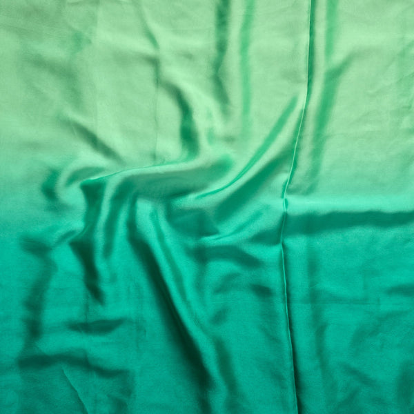 Sun Shine Silk Two Shades Mint Green With Dark Green Fabric