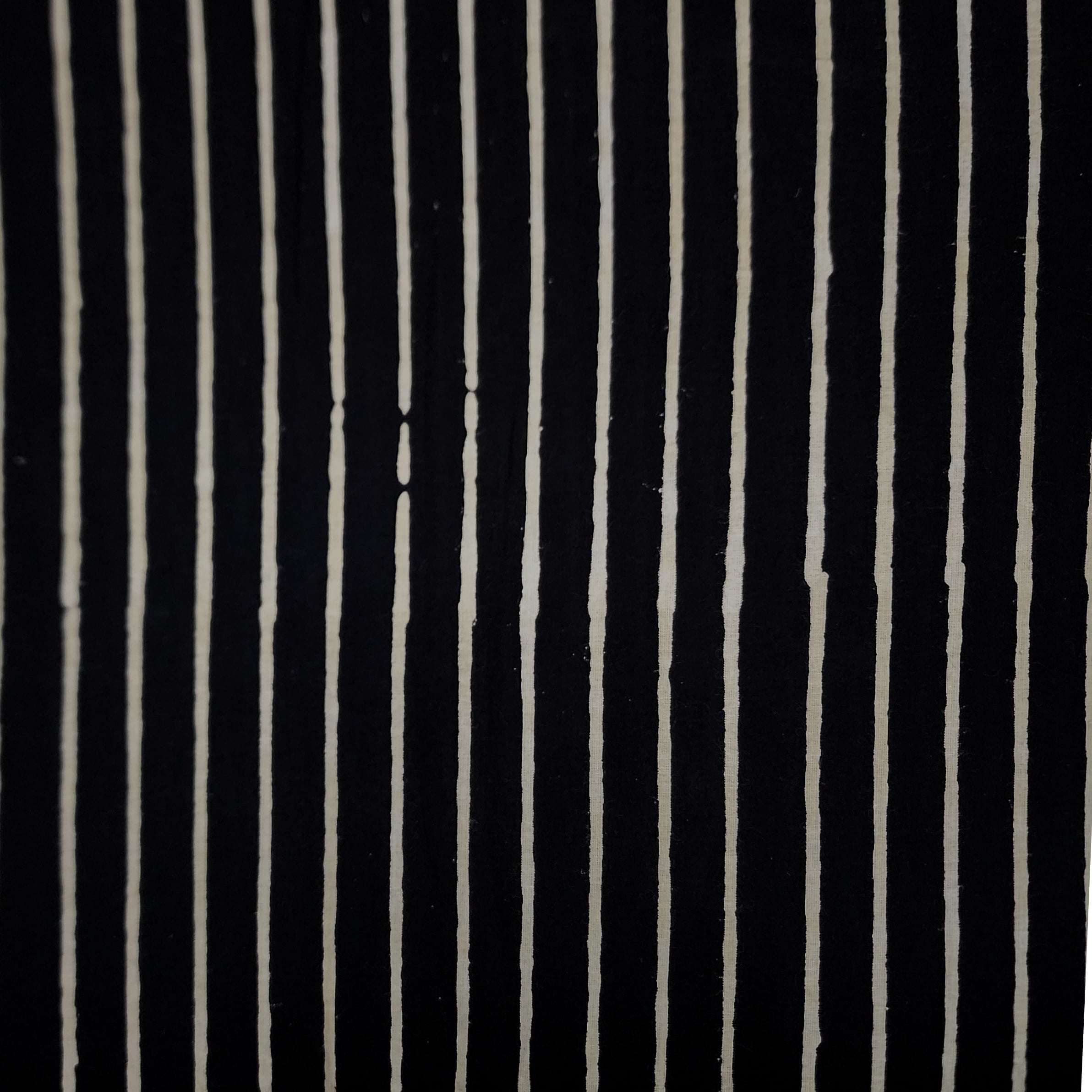Black & White Discharge Block Print Cotton Suit Material