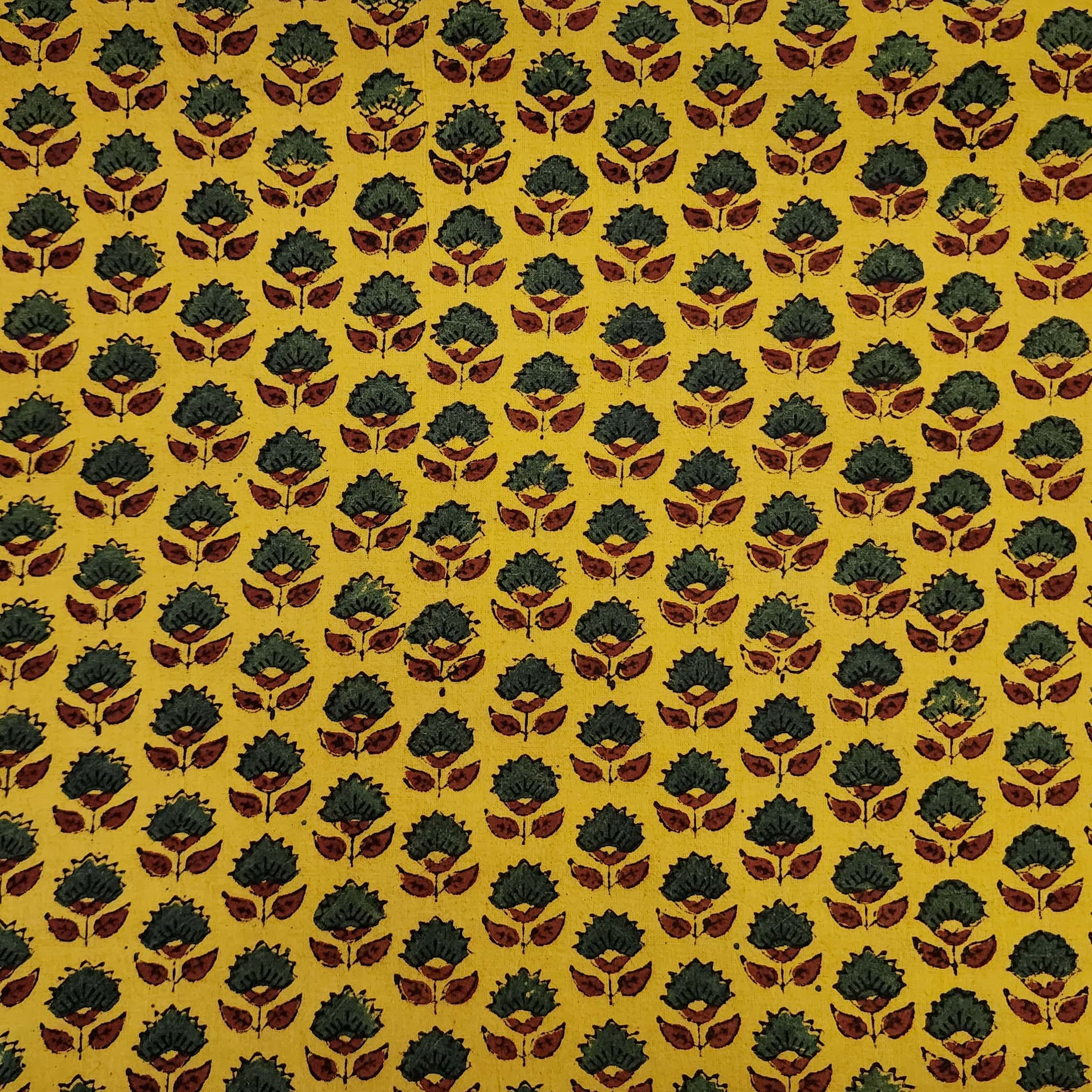 pure-cotton-double-ajrak-turmeric-dyed-with-single-flower-motif-hand-b