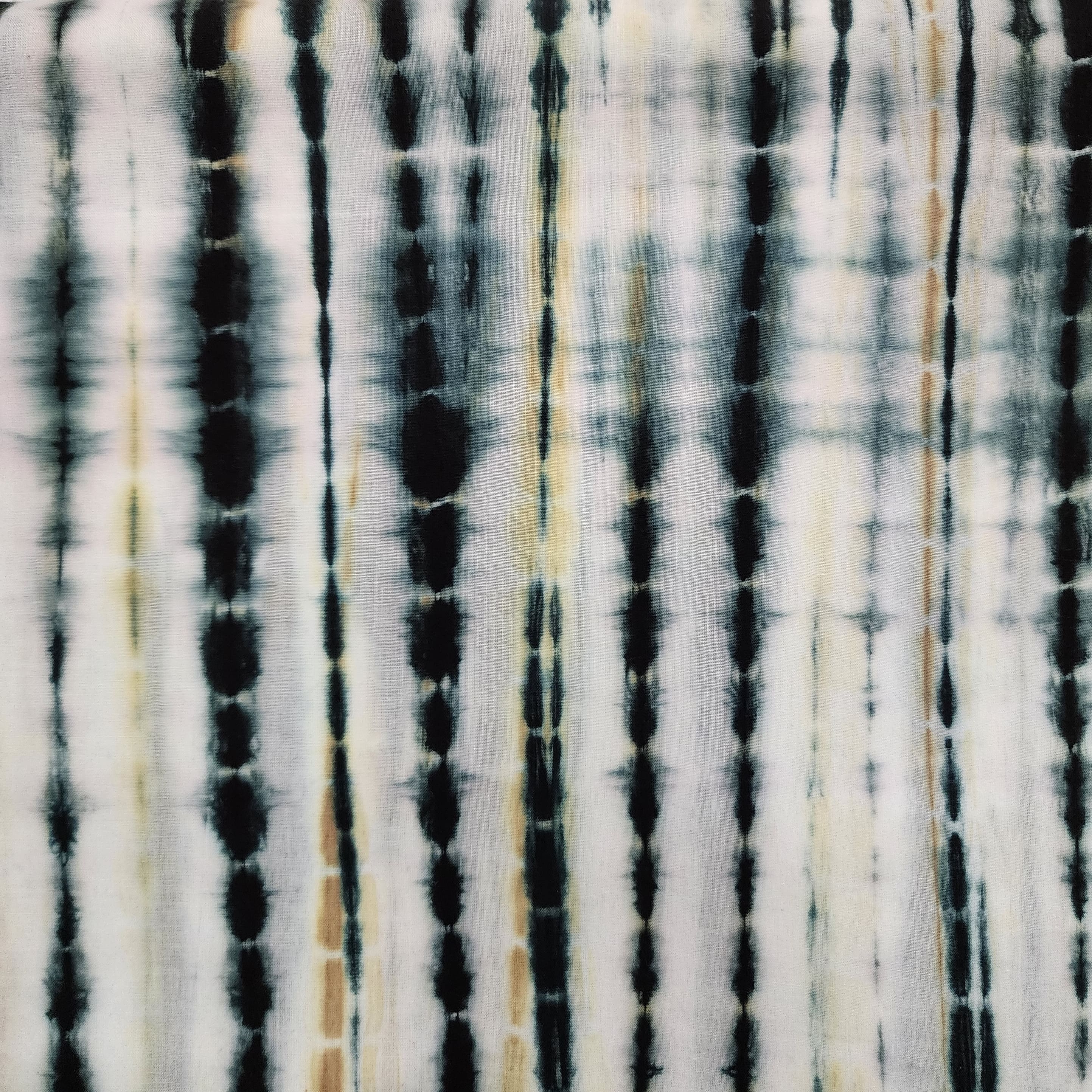 Black - Tie & Dye Cotton Shibori Cushion Cover