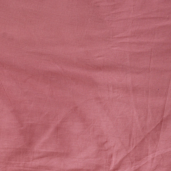 Pure Cotton Handloom Dark Peach Fabric