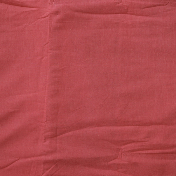 Pure Malai Cotton Peach Pink Fabric