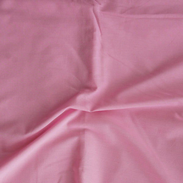 Pure Malai Cotton Pestel Pink  Fabric