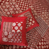 AASHIYAAN - Pure Cotton Handmade Patchwork Kaatha Hand Stitched Bedspread Madder Rust Bagru
