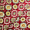 Pure Cotton Jaipure Red With Intricate Design Hand Block Print Fabric