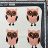 Pure Cotton Organic Dyed White With Lost Owl Hand Block Print Fabric