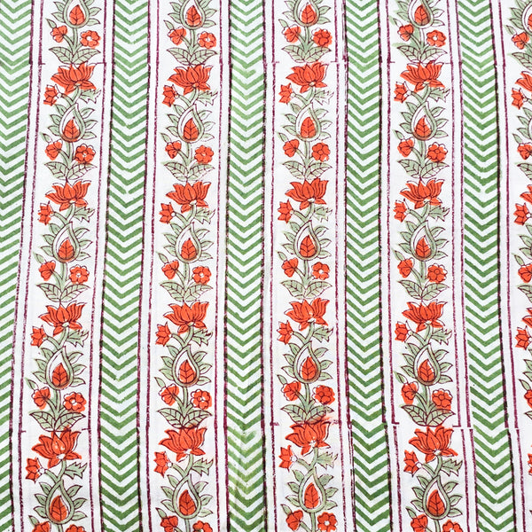 Jaipuri, Mughal , Jaal, Rapid Hand Block Print Cotton Fabrics Online ...