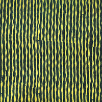 Pure Cotton Ajrak Green With Yellow Small Weaves Stripes Hand Block Print Fabric