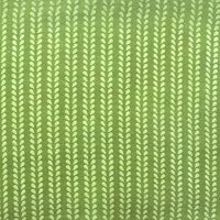 Pure Cotton Dabu Green With Cream Flower Creeper Hand Block Print Fabric