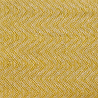 Pure Cotton Musterd With Zig Zag Pattern Screen Print Fabric
