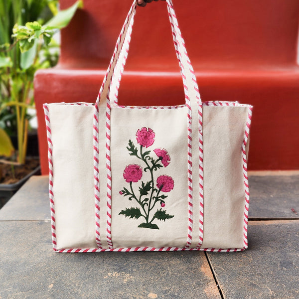 Canvas Tote Bag – Dahlia