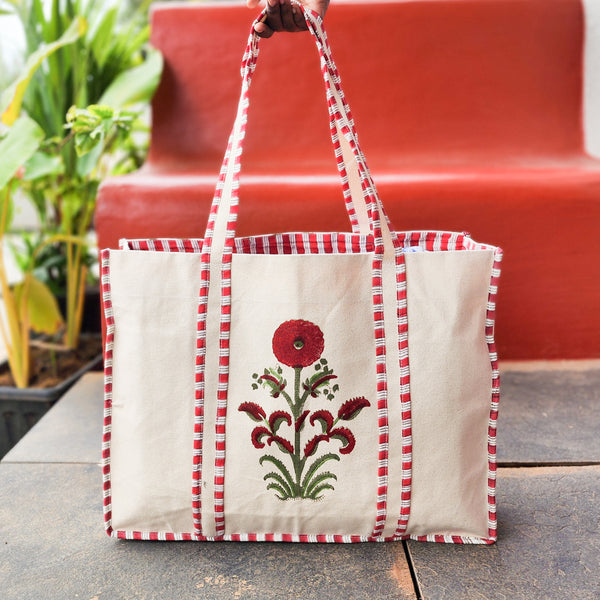 Canvas Tote Bag – Camellia
