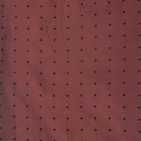 Pure Cotton Dabu Mud Brown With Tiny Star Motif  Hand Block Print Fabric