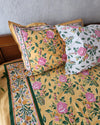 AASHIYAN - Pure Cotton Jaipuri Cotton Double Bedsheet