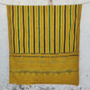 AASMA-Pure Cotton Ajrak Yellow And Black And Green Dupatta
