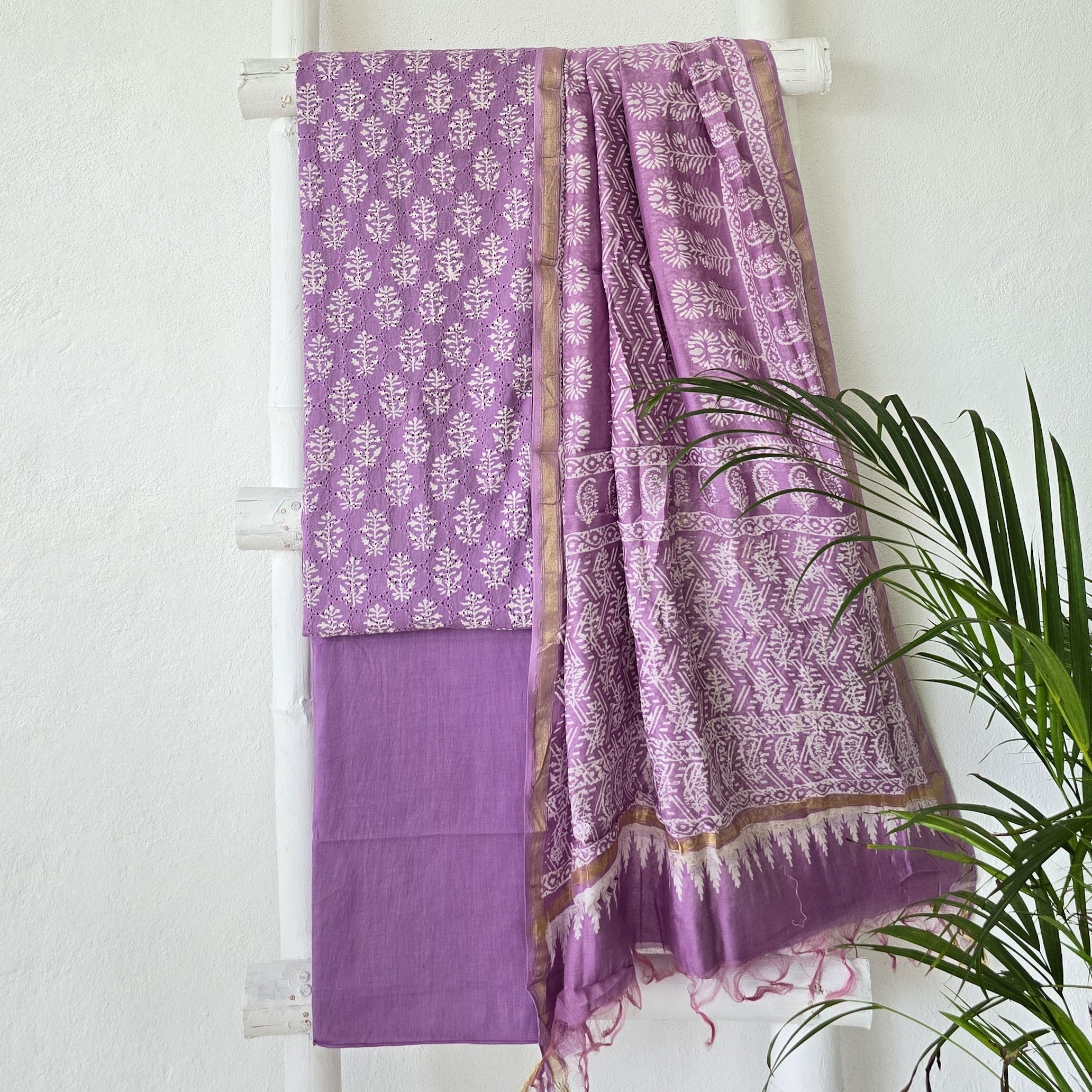 Cotton Statement Brown Shaded Saree :'Muddy Water' Soft Cotton Hakoba Shaded Saree : Summer Cotton Ombre Saree