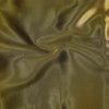 Banarasi Brocade Olive Green With Golden Zari Zig-Zag Hand Woven Fabric