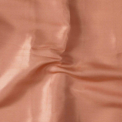Brocade Pink With Golden Zari Hand Woven Fabric