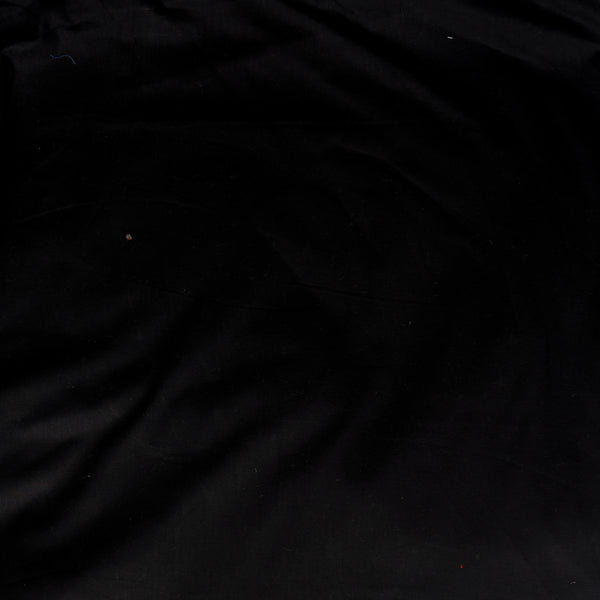 (Pre-Cut 1.60 Meter) Pure VIP Cotton Soft Finish Black