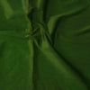 Cotton Silk Green Hand Woven Fabric