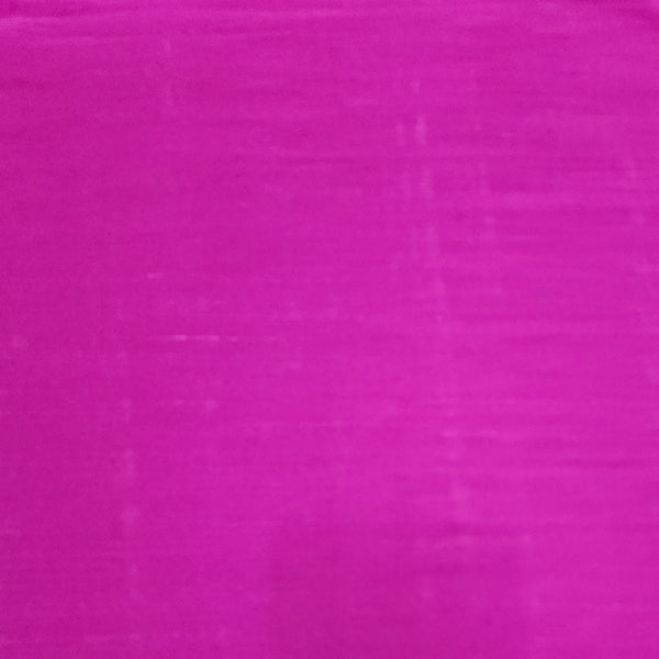 ( Pre-Cut 1.35 Meter ) Cotton Silk Plain Pink Hand Woven Fabric