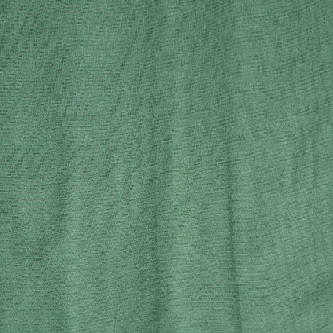 Pure Slub Cotton Saga Green Fabric – Sanskruti