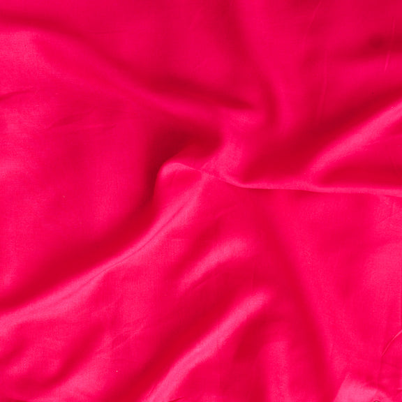 Pink - Modal Silk Natural Dyed Plain Fabric 07