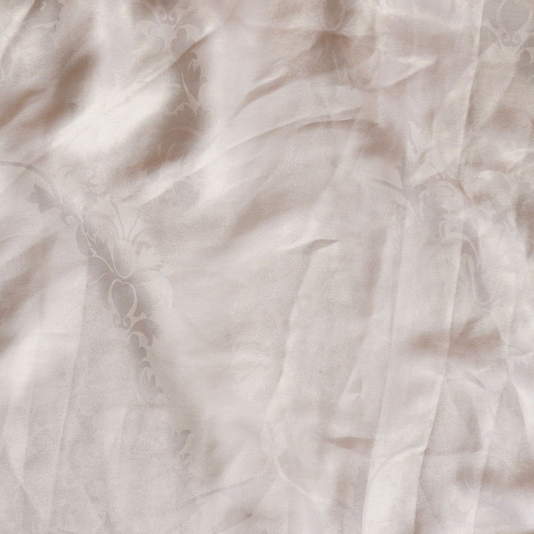 Organza magic gold Silver Plain flowe Self Design Fabric – Sanskruti