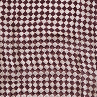 Pure Chiffon Brown With White Chaks Design Fabric