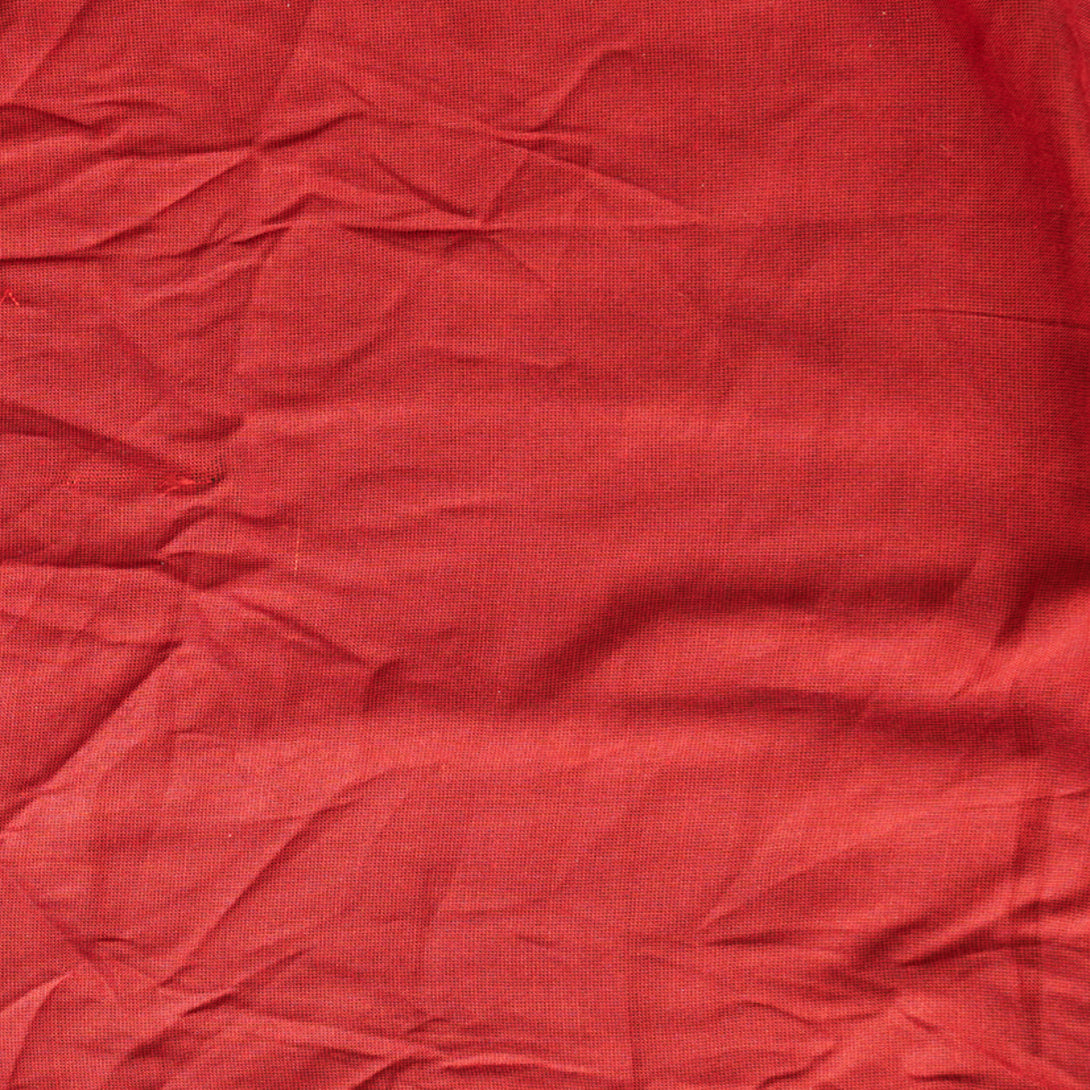 Rayon Thread of Red And Black Textured Fabric – Sanskruti