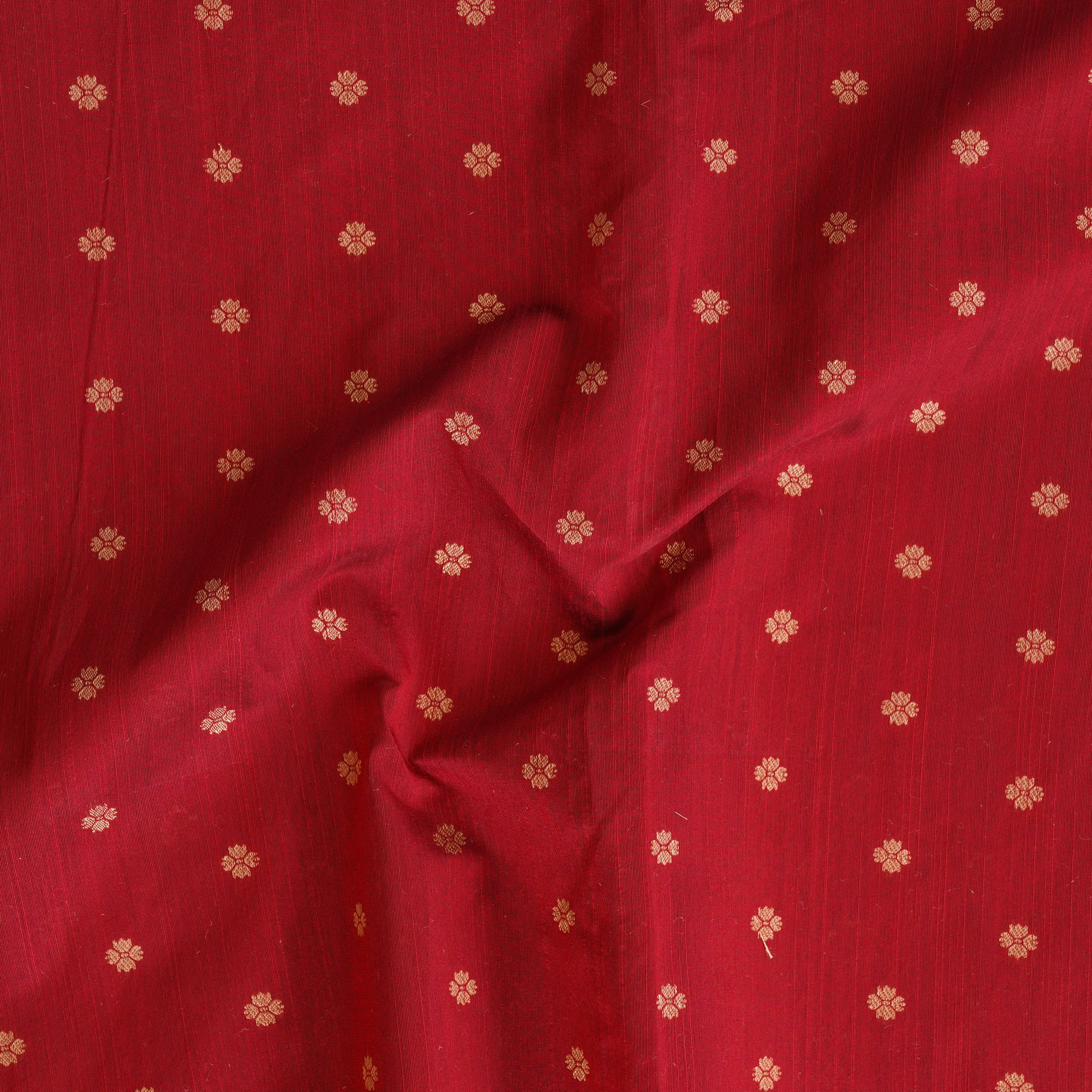 Maroon Silk Brocade 503 Fabric main image 1