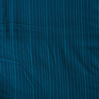 Pure Cotton Handloom Navy Blue With Doted Stripes  Woven Fabric